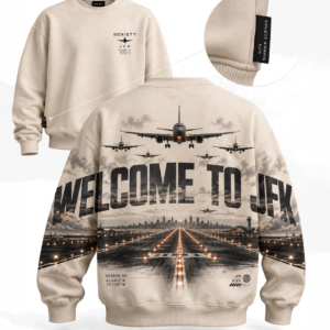 Welcome to JFK Graphic Crewneck